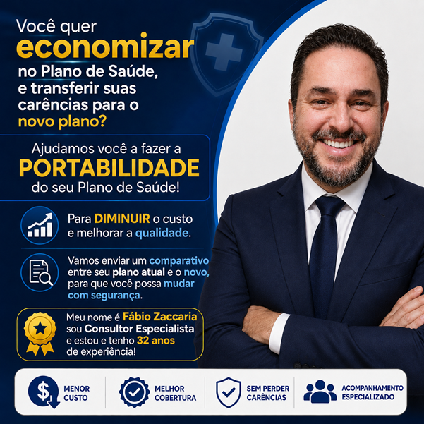Assessoria em Portabilidade de Plano de Saúde com Fábio Zaccaria